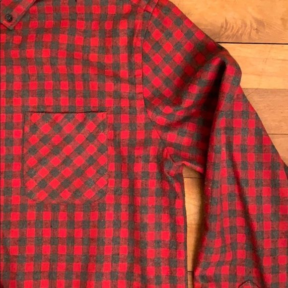 Rue Saint Patrick - Red Plaid Shirt - Picture 8 of 11